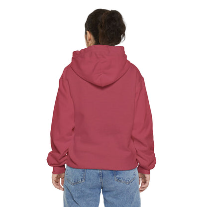 Cosy Unisex Garment-Dyed Hoodie with Unique Red Design | Ideal for Casual Wear, Gift Ideas, Men & Women, Cozy Layering, Fall Fashion