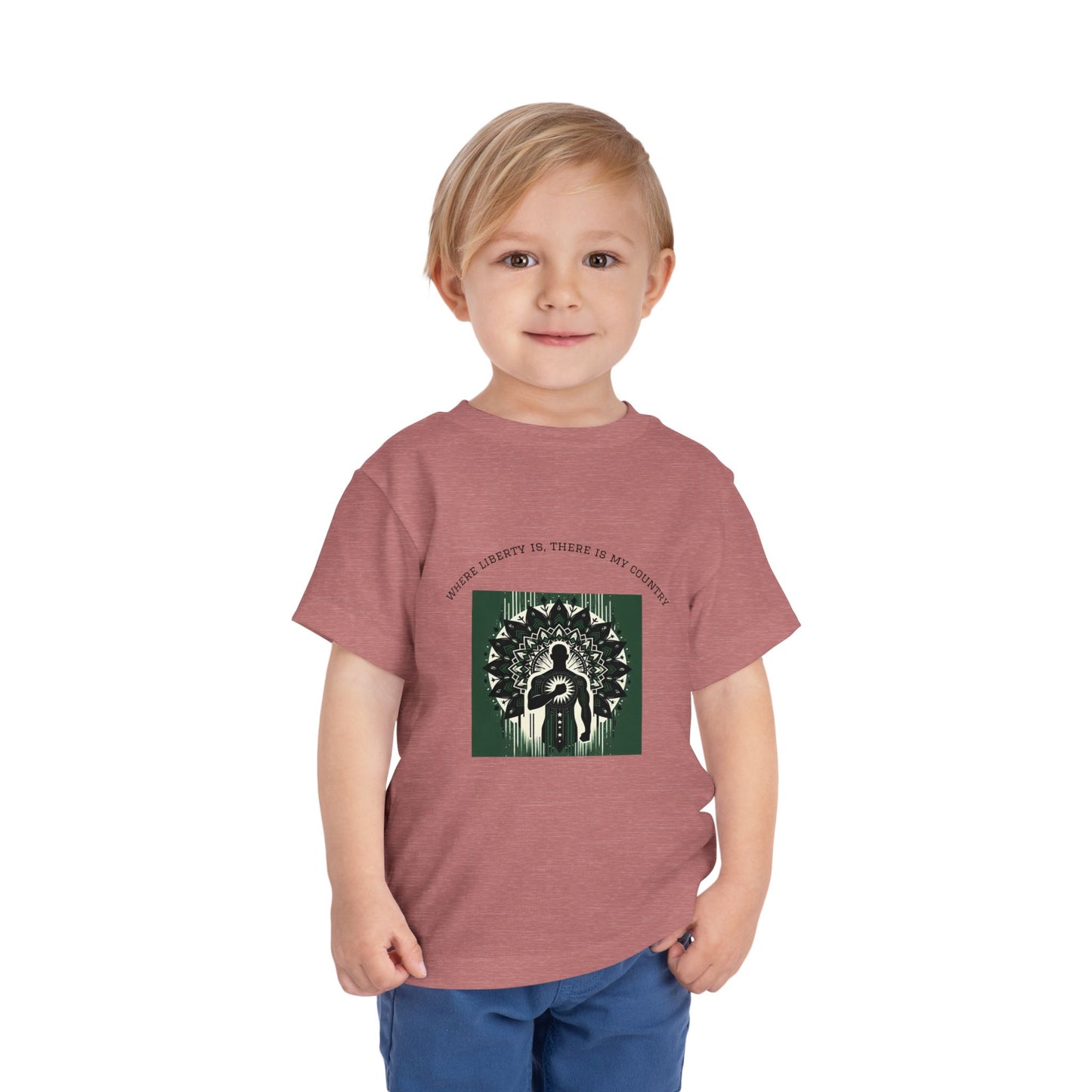 Patriotic Toddler Tee, Cute Kids Patriotic Shirt, Fun 4th of July Gift, Toddler Independence Day Shirt, Citizenship Tee