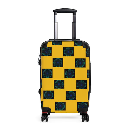 Vibrant Travel Suitcase, Unique Pattern Carry-On, Stylish Luggage for Travelers, Travel Accessories, Gift for Adventurers