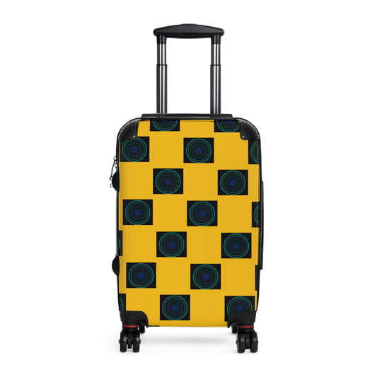 Vibrant Travel Suitcase, Unique Pattern Carry-On, Stylish Luggage for Travelers, Travel Accessories, Gift for Adventurers