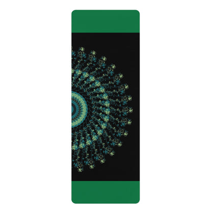 Mandala Pattern Rubber Yoga Mat | Non-Slip Exercise Mat for Yoga and Fitness