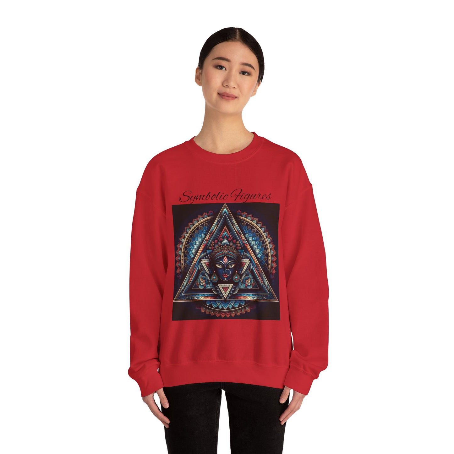 Abstract Art Crewneck Sweatshirt - Boho Style, Unisex Gift, Cozy Fashion, Art Lover Gift, Unique Sweatshirt, Relaxed Aesthetic