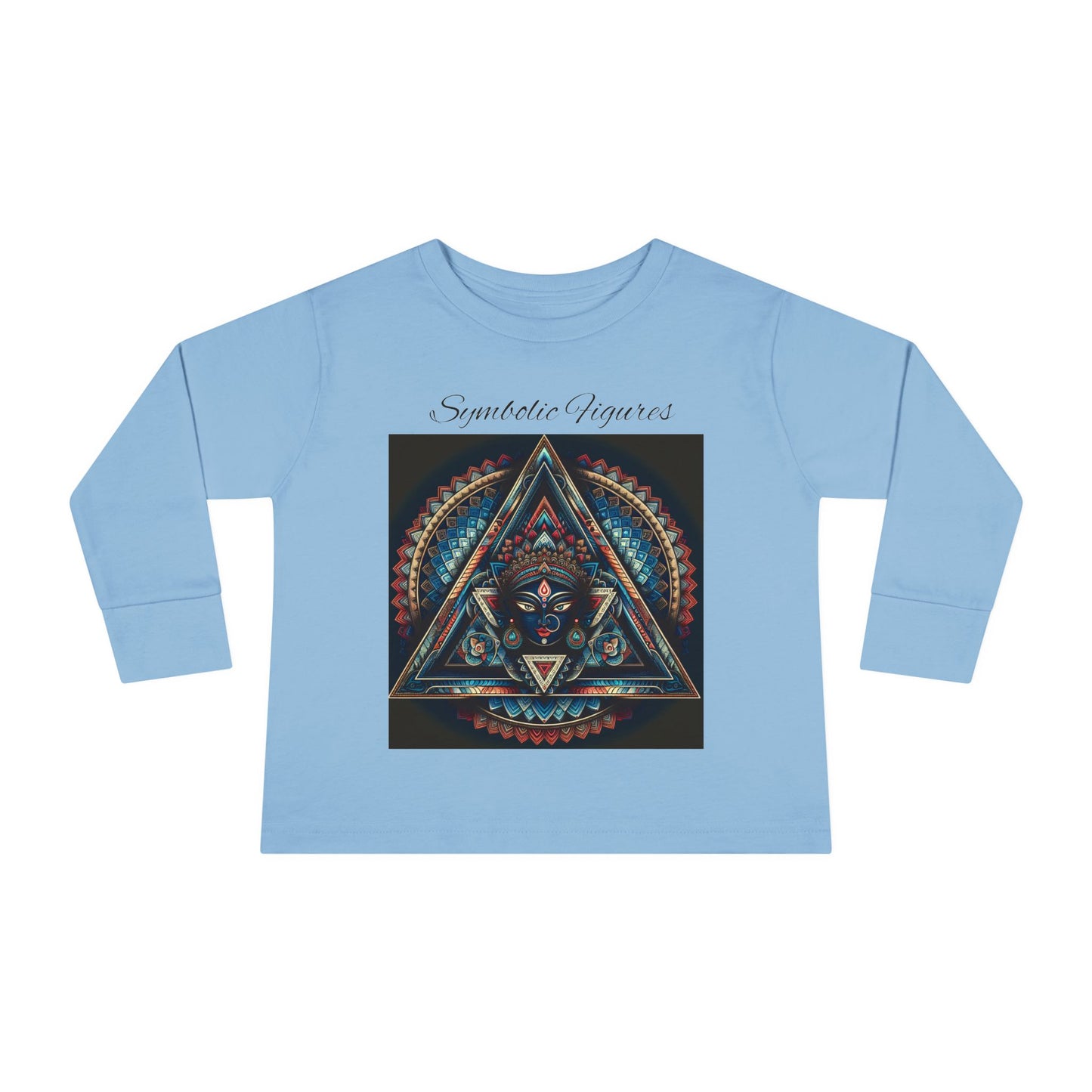 Colorful Toddler Long Sleeve Tee with Abstract Design, Perfect for Playdates, Birthdays, Everyday Wear, Gift for Kids, Cozy and Stylish