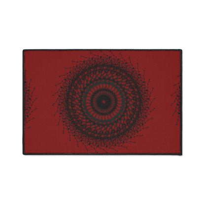 Stylish Heavy Duty Floor Mat with Mandala Design - Durable Home Decor