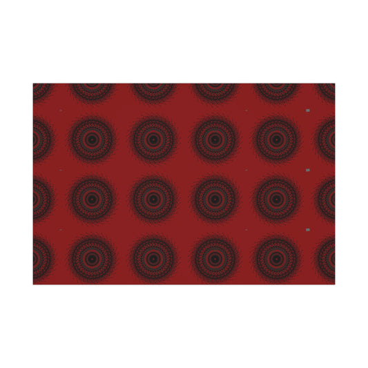 Copy of Elegant Red Mandala Gift Wrap Papers for All Occasions