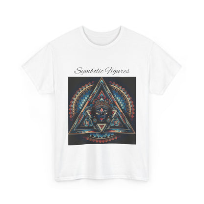 Symbiotic Figures Graphic Tee, Unisex Cotton T-Shirt, Psychedelic Art Shirt, Bohemian Style Tee, Mindful Wear, Festival Clothing