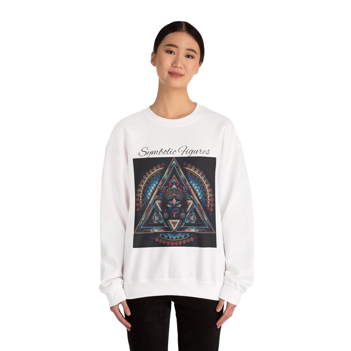 Abstract Art Crewneck Sweatshirt - Boho Style, Unisex Gift, Cozy Fashion, Art Lover Gift, Unique Sweatshirt, Relaxed Aesthetic