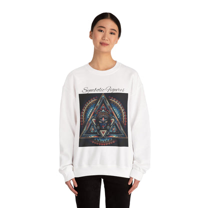 Abstract Art Crewneck Sweatshirt - Boho Style, Unisex Gift, Cozy Fashion, Art Lover Gift, Unique Sweatshirt, Relaxed Aesthetic