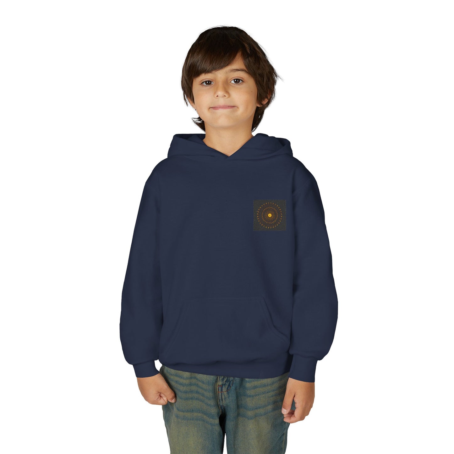Youth Hooded Sweatshirt, Cozy Pullover for Kids, Ideal for Casual Wear, Perfect for Holidays, Gift for Birthdays, Comfortable Layering