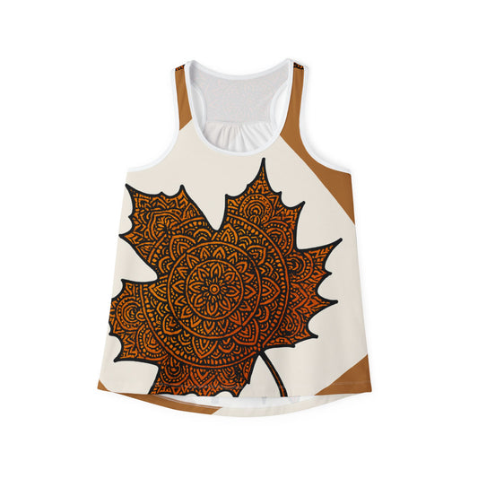 Mandala Leaf Fall Women's Tank Top