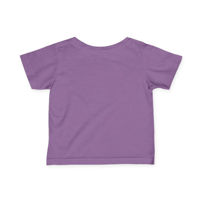 Infant Fine Jersey Tee with Geometric Design, Cute Baby T-Shirt, Unique Baby Gift, Toddler Fashion, Kids' Graphic Tee, Stylish Infant Wear