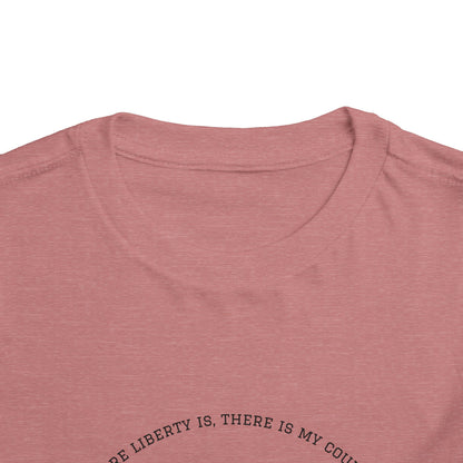 Patriotic Toddler Tee, Cute Kids Patriotic Shirt, Fun 4th of July Gift, Toddler Independence Day Shirt, Citizenship Tee