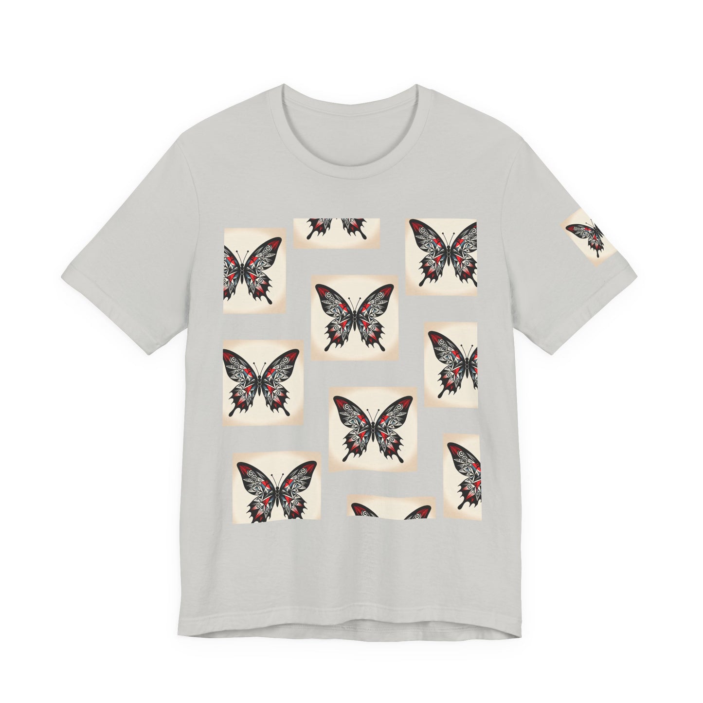 Butterfly Graphic Tee | Unisex Short Sleeve Shirt, Casual Wear, Nature Lover Gift, Boho Style, Summer Fashion