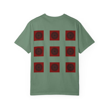 Symbolic Figures Unisex Garment-Dyed T-Shirt - Bohemian Style for Art Lovers