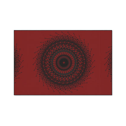 Stylish Heavy Duty Floor Mat with Mandala Design - Durable Home Decor
