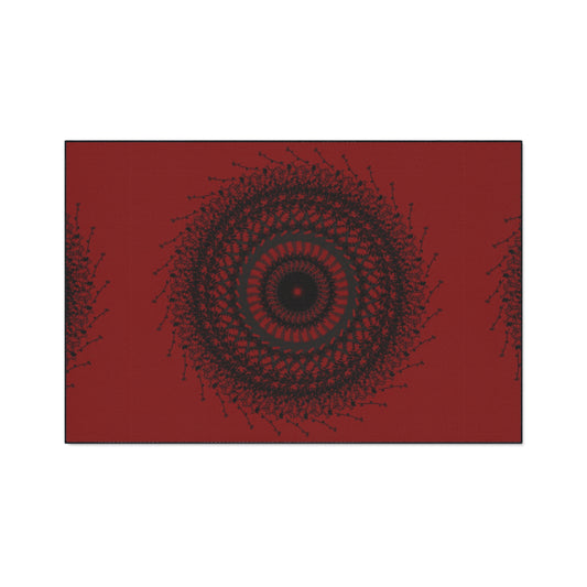 Stylish Heavy Duty Floor Mat with Mandala Design - Durable Home Decor