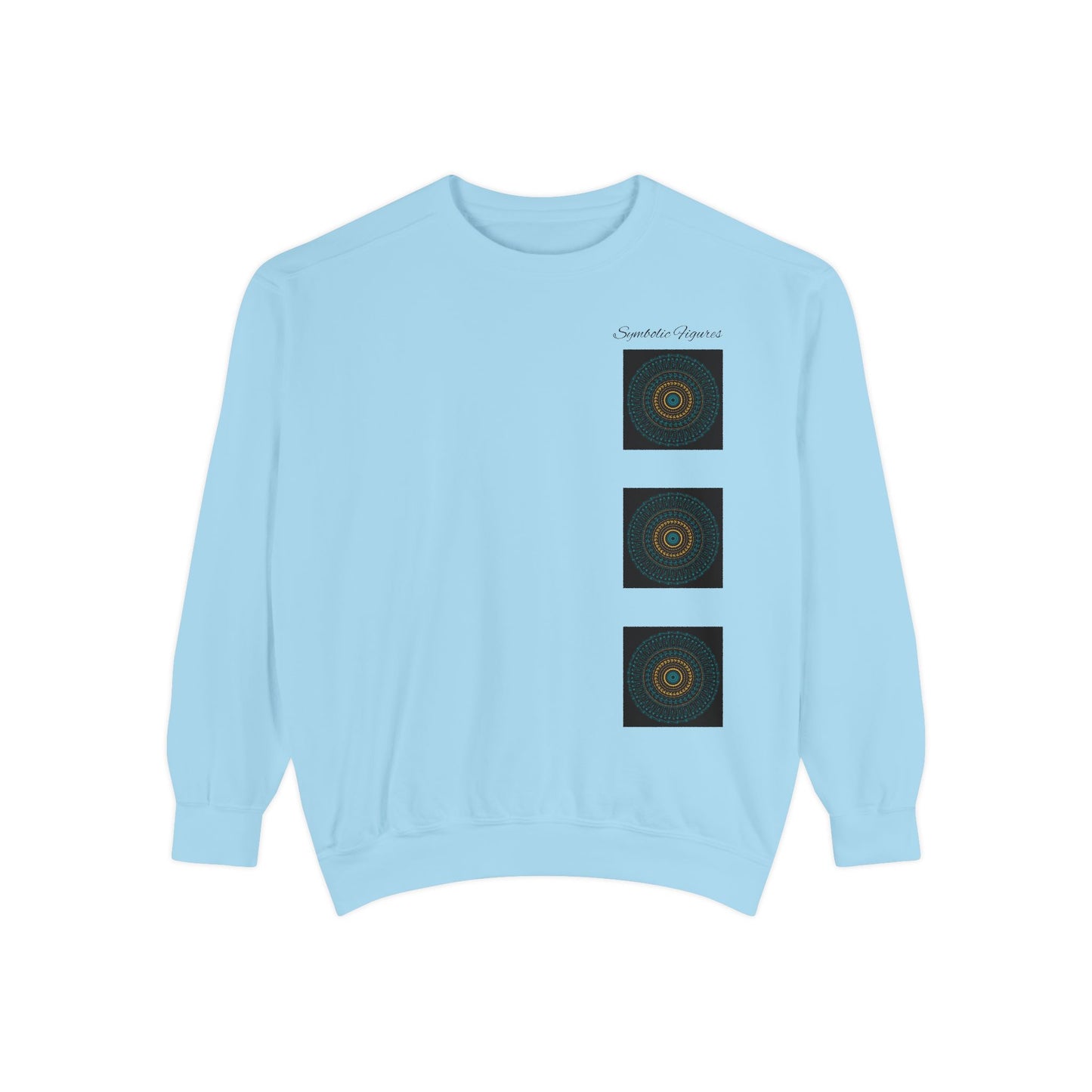 Boho Art Sweatshirt - Unisex Garment-Dyed, Comfortable, Perfect for Cozy Days, Gift for Friends, Casual Wear, Art Lover's Essential