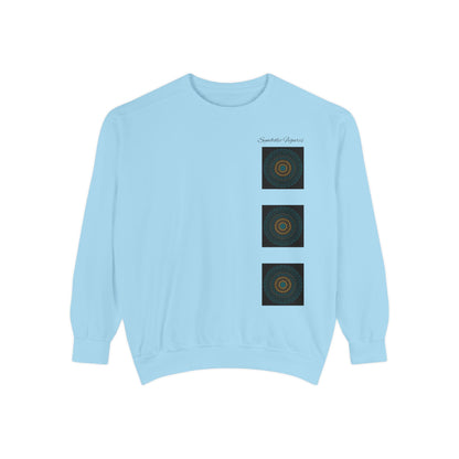 Boho Art Sweatshirt - Unisex Garment-Dyed, Comfortable, Perfect for Cozy Days, Gift for Friends, Casual Wear, Art Lover's Essential