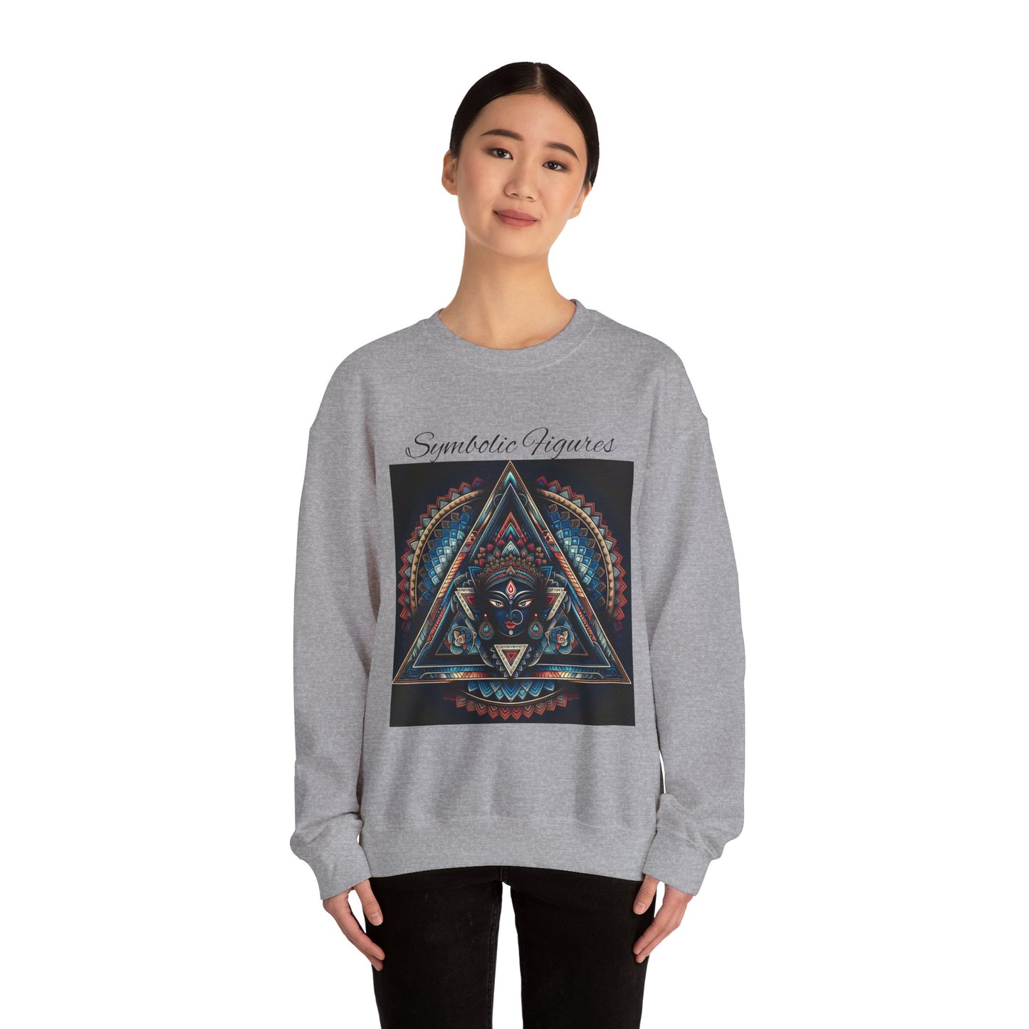 Abstract Art Crewneck Sweatshirt - Boho Style, Unisex Gift, Cozy Fashion, Art Lover Gift, Unique Sweatshirt, Relaxed Aesthetic