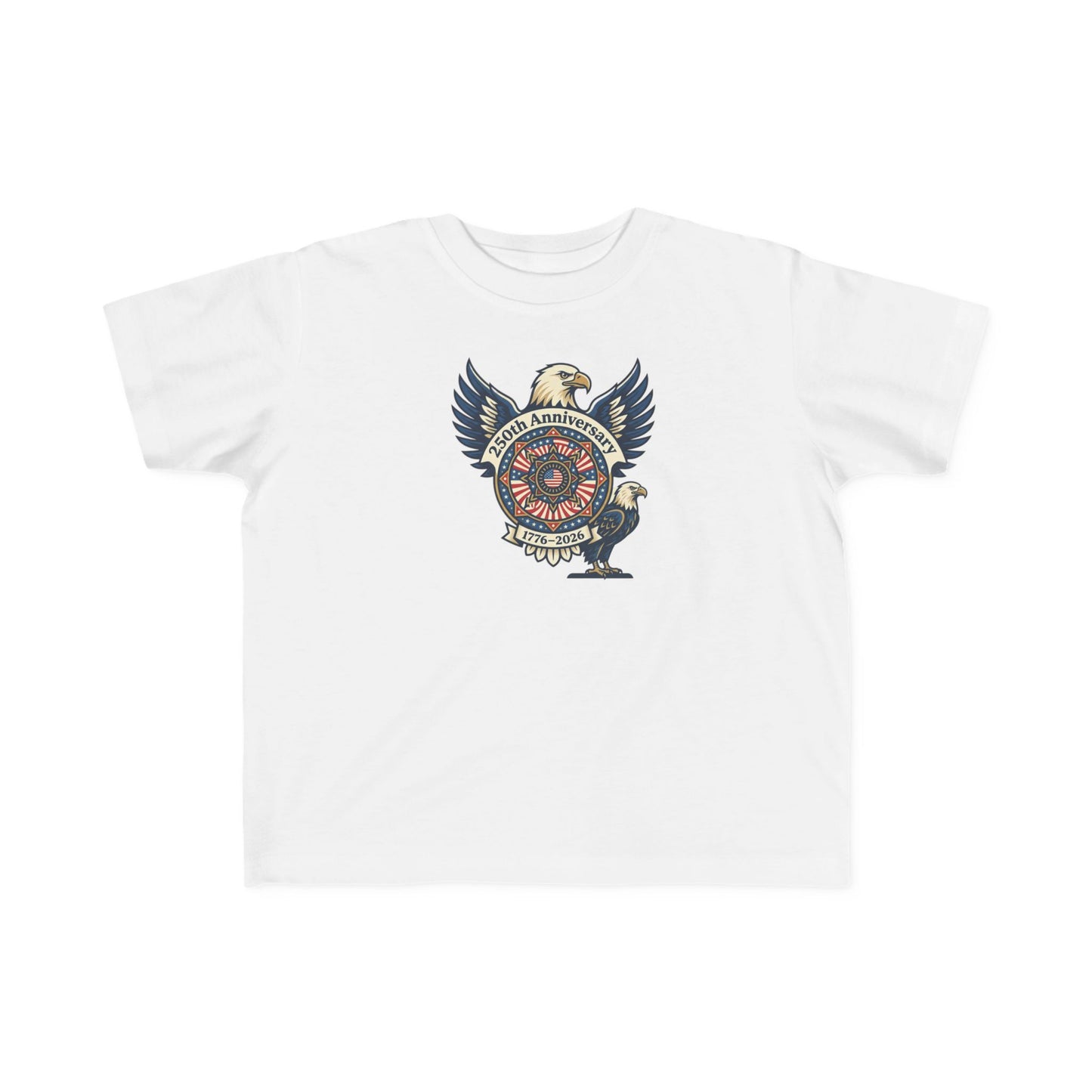 Toddler T‑Shirt – Vintage Eagle Emblem “American Pride” Kids Tee