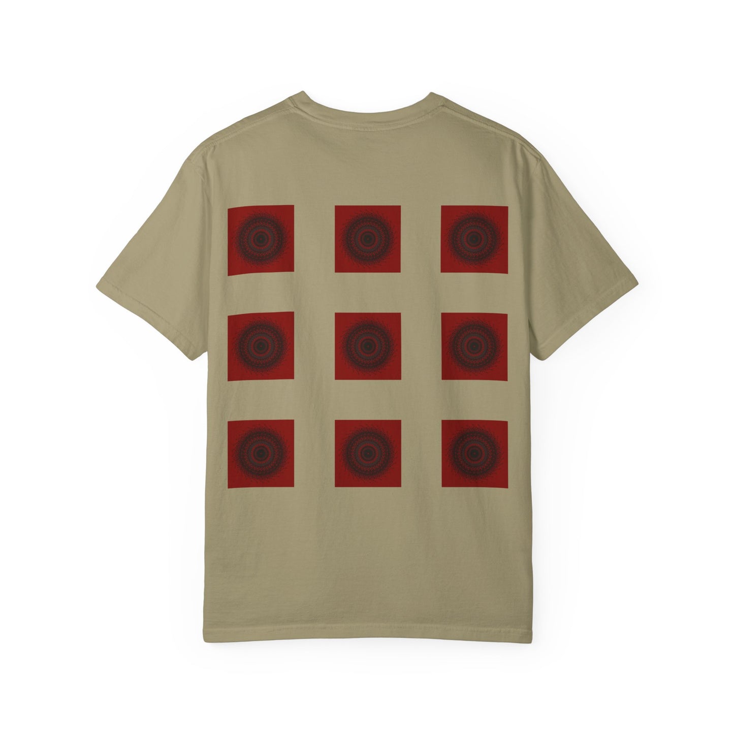 Symbolic Figures Unisex Garment-Dyed T-Shirt - Bohemian Style for Art Lovers
