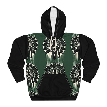 Bohemian Mandala Pullover Hoodie, Unisex Sweatshirt, Unique Gift for Yoga Lovers, Cozy Everyday Wear, Festival Outfit