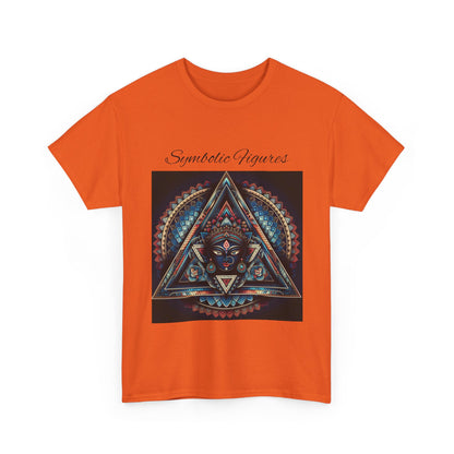 Symbiotic Figures Graphic Tee, Unisex Cotton T-Shirt, Psychedelic Art Shirt, Bohemian Style Tee, Mindful Wear, Festival Clothing