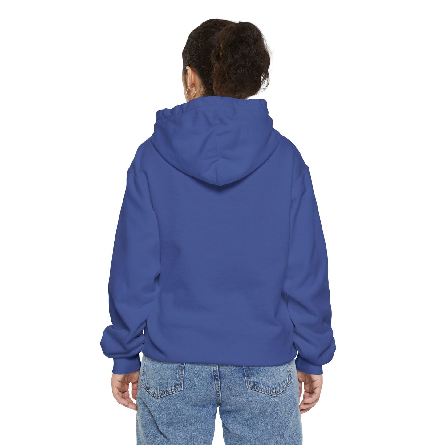Cosy Unisex Garment-Dyed Hoodie with Unique Red Design | Ideal for Casual Wear, Gift Ideas, Men & Women, Cozy Layering, Fall Fashion