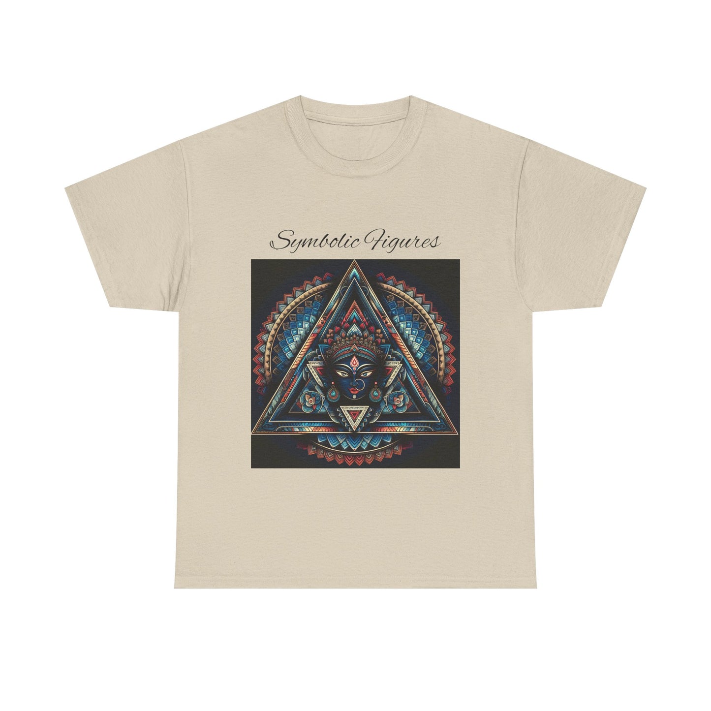 Symbiotic Figures Graphic Tee, Unisex Cotton T-Shirt, Psychedelic Art Shirt, Bohemian Style Tee, Mindful Wear, Festival Clothing