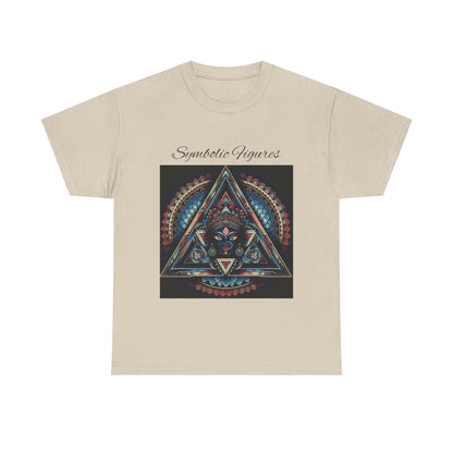 Symbiotic Figures Graphic Tee, Unisex Cotton T-Shirt, Psychedelic Art Shirt, Bohemian Style Tee, Mindful Wear, Festival Clothing