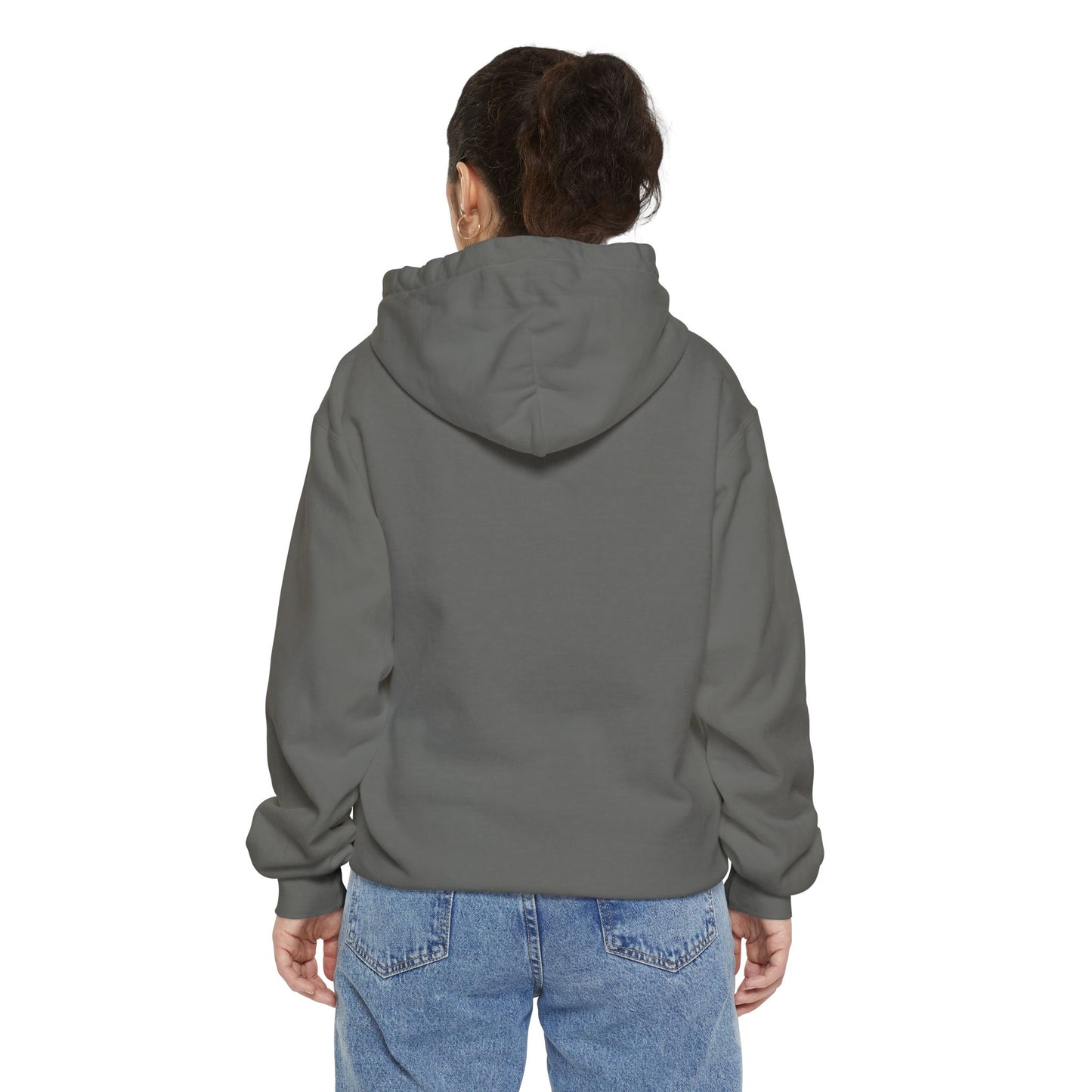 Cosy Unisex Garment-Dyed Hoodie with Unique Red Design | Ideal for Casual Wear, Gift Ideas, Men & Women, Cozy Layering, Fall Fashion