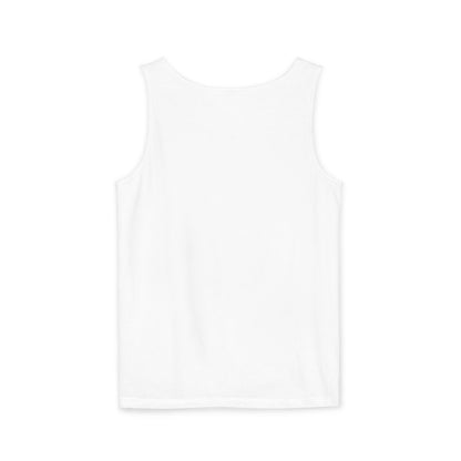 Symbolic Figures Unisex Garment-Dyed Tank Top, Boho Style Tee, Festival Wear, Yoga Shirt, Spiritual Gift