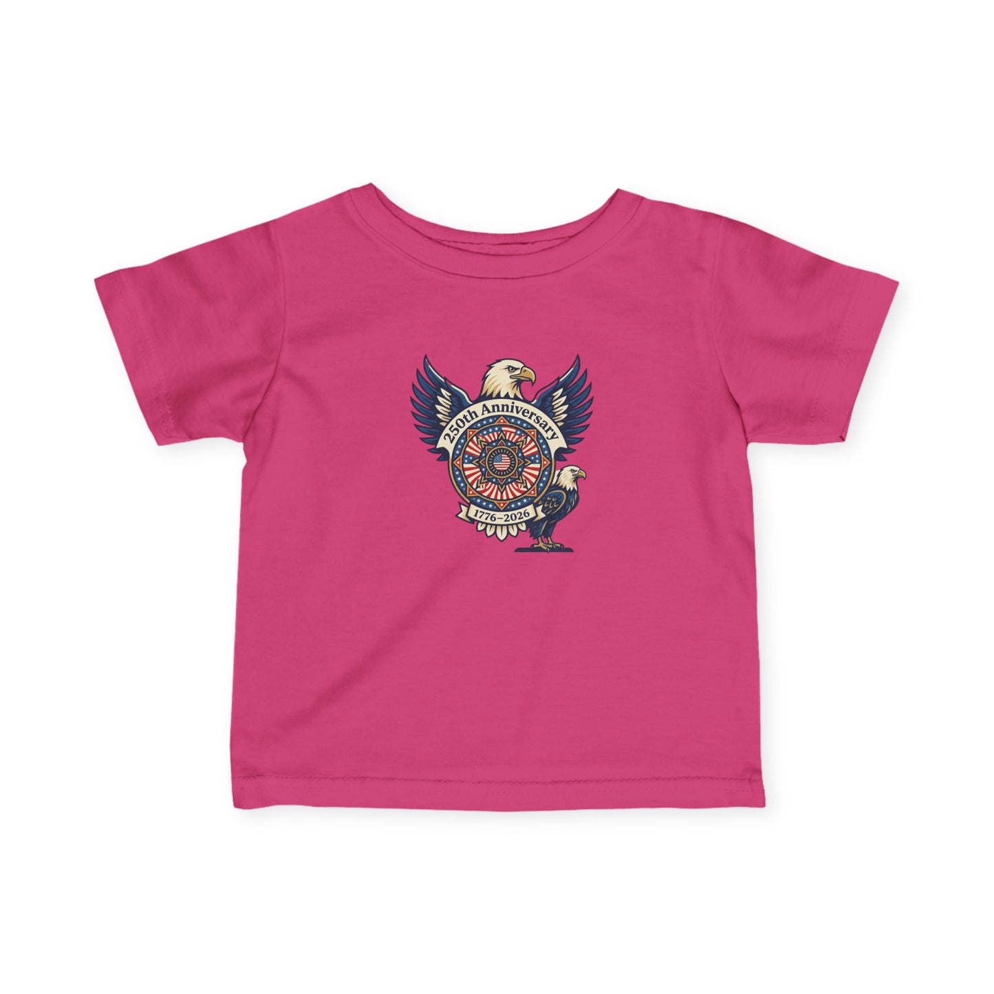 Infant T-Shirt — Vintage Eagle Seal "Freedom Always" Baby Tee