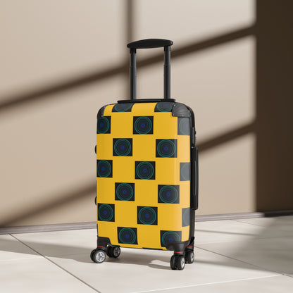 Vibrant Travel Suitcase, Unique Pattern Carry-On, Stylish Luggage for Travelers, Travel Accessories, Gift for Adventurers