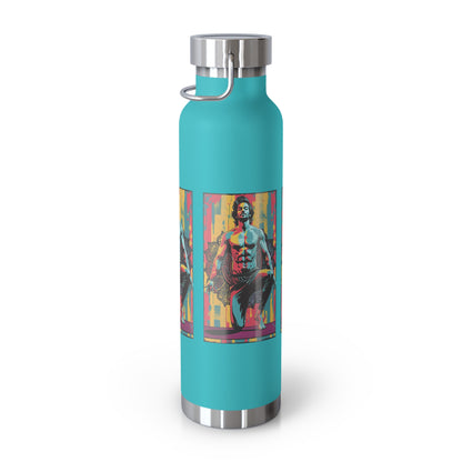 Colorful Insulated Water Bottle - 22oz - Perfect for Fitness, Travel, Hydration, Gifts & Eco-Conscious Living