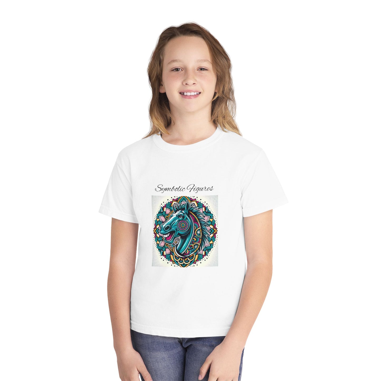 Colorful Unicorn Youth Tee, Playful Graphic Tee, Magical Kids Shirt, Birthday Gift, Fun Party Apparel