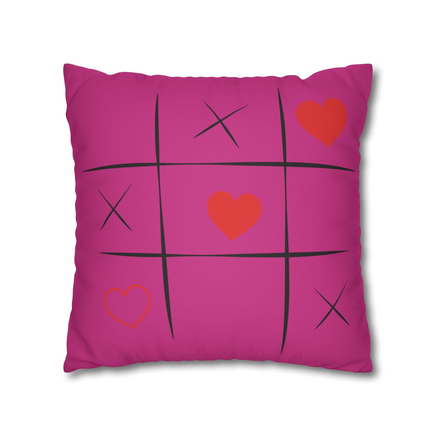 Wild Hearts Don't Break Faux Suede Pillowcase – Boho Decor for Heartfelt Spaces