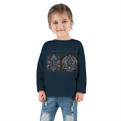 Toddler Long Sleeve Tee, Colorful Graphic Tee, Kids Playwear, Toddler Gift, Birthday Shirt, Baby Shower Gift