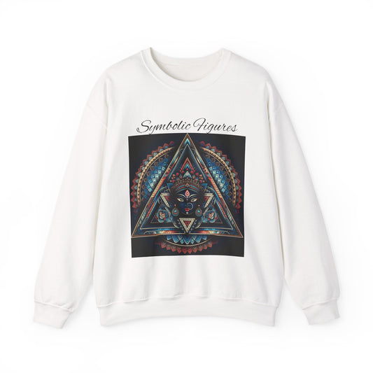 Abstract Art Crewneck Sweatshirt - Boho Style, Unisex Gift, Cozy Fashion, Art Lover Gift, Unique Sweatshirt, Relaxed Aesthetic