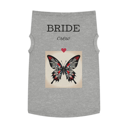 Butterfly Pet Tank Top, Summer Pet Apparel, Cute Dog Shirt, Stylish Cat Tank, Pet Gift for Warm Days, Pet Fashion
