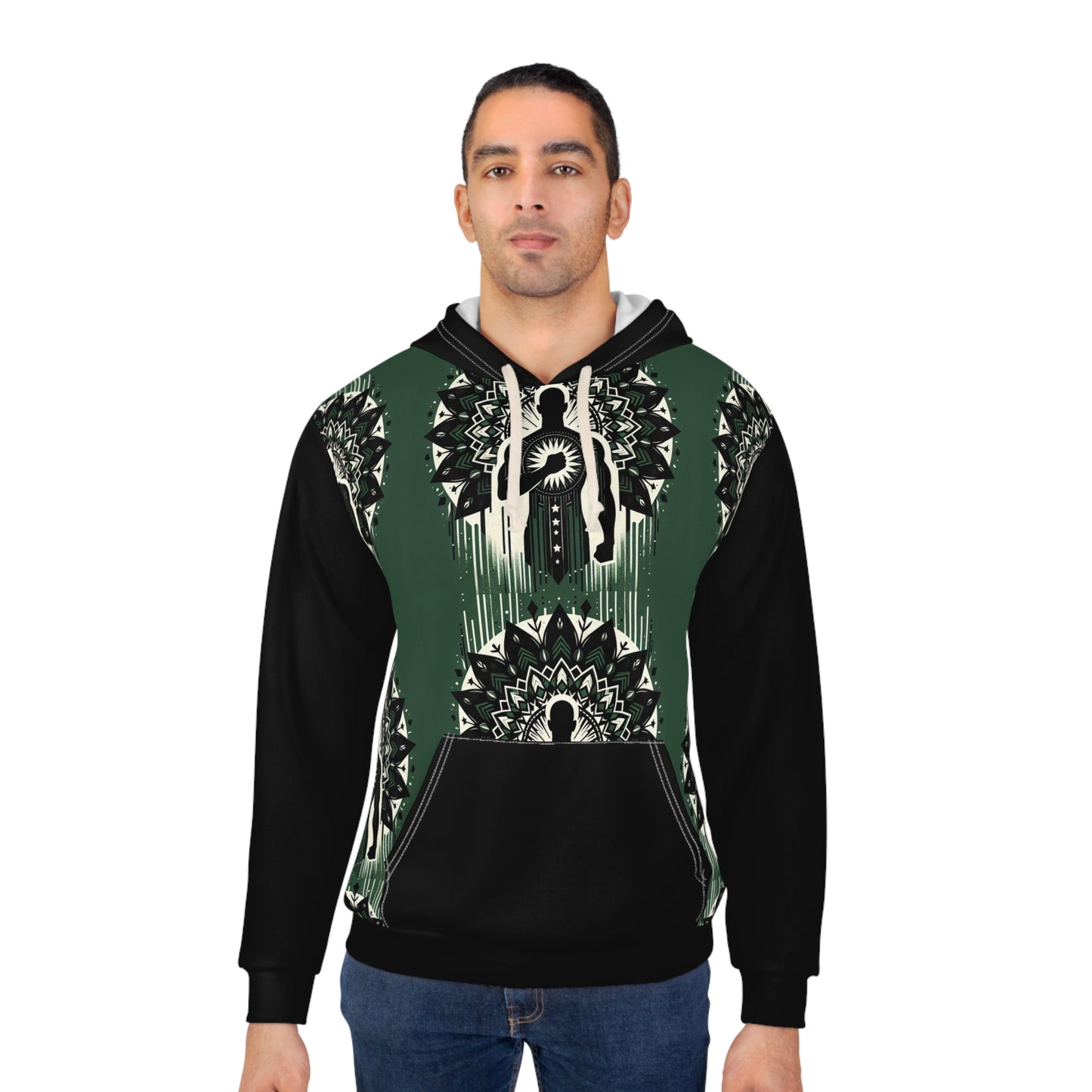 Bohemian Mandala Pullover Hoodie, Unisex Sweatshirt, Unique Gift for Yoga Lovers, Cozy Everyday Wear, Festival Outfit
