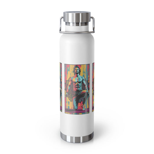 Colorful Insulated Water Bottle - 22oz - Perfect for Fitness, Travel, Hydration, Gifts & Eco-Conscious Living