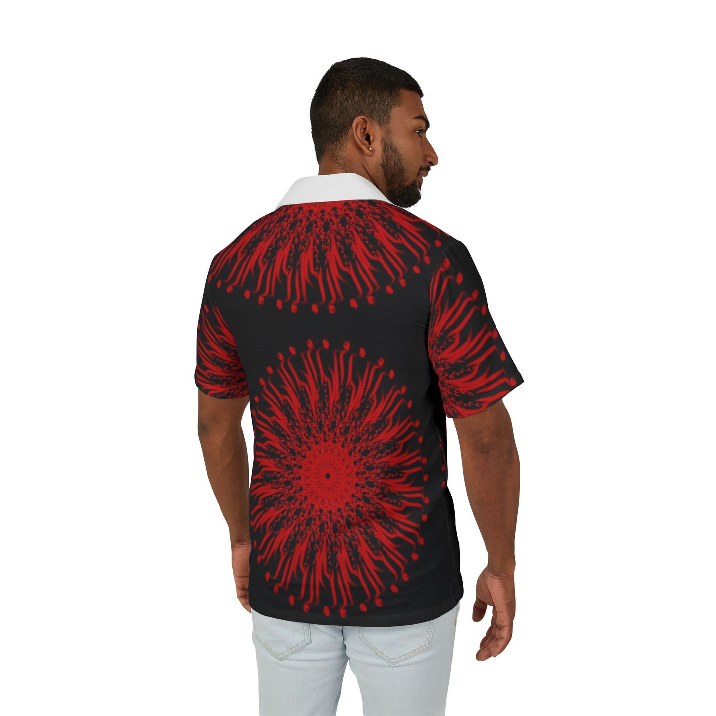 Men's Hawaiian Camp Shirt, Stylish Tropic Shirt, Party Outfit, Summer Wear, Vacation Essential