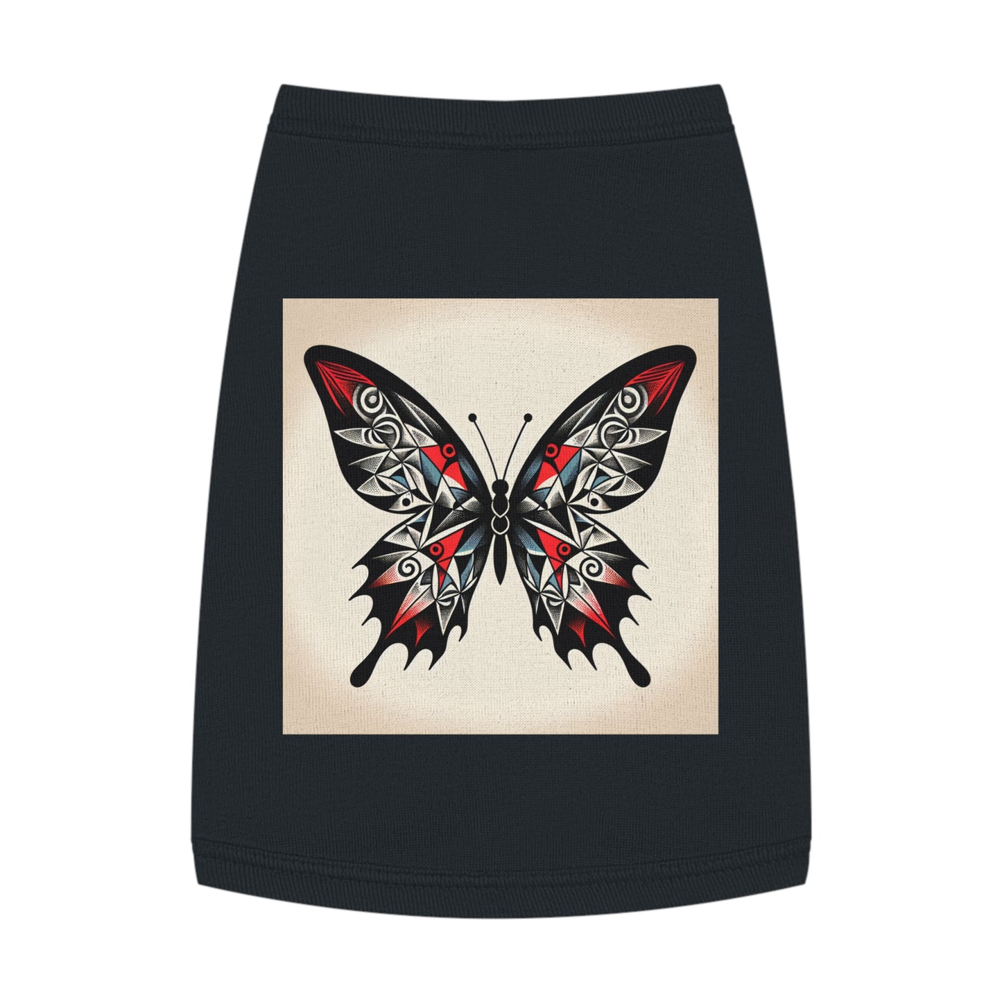 Butterfly Pet Tank Top, Summer Pet Apparel, Cute Dog Shirt, Stylish Cat Tank, Pet Gift for Warm Days, Pet Fashion