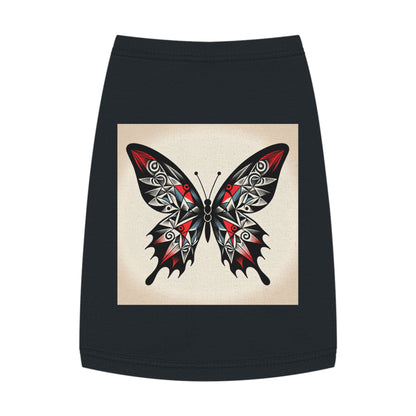 Butterfly Pet Tank Top, Summer Pet Apparel, Cute Dog Shirt, Stylish Cat Tank, Pet Gift for Warm Days, Pet Fashion