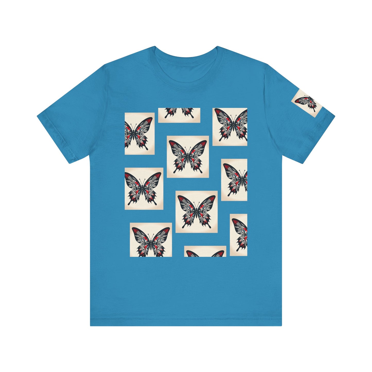 Butterfly Graphic Tee | Unisex Short Sleeve Shirt, Casual Wear, Nature Lover Gift, Boho Style, Summer Fashion