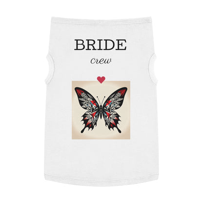 Butterfly Pet Tank Top, Summer Pet Apparel, Cute Dog Shirt, Stylish Cat Tank, Pet Gift for Warm Days, Pet Fashion