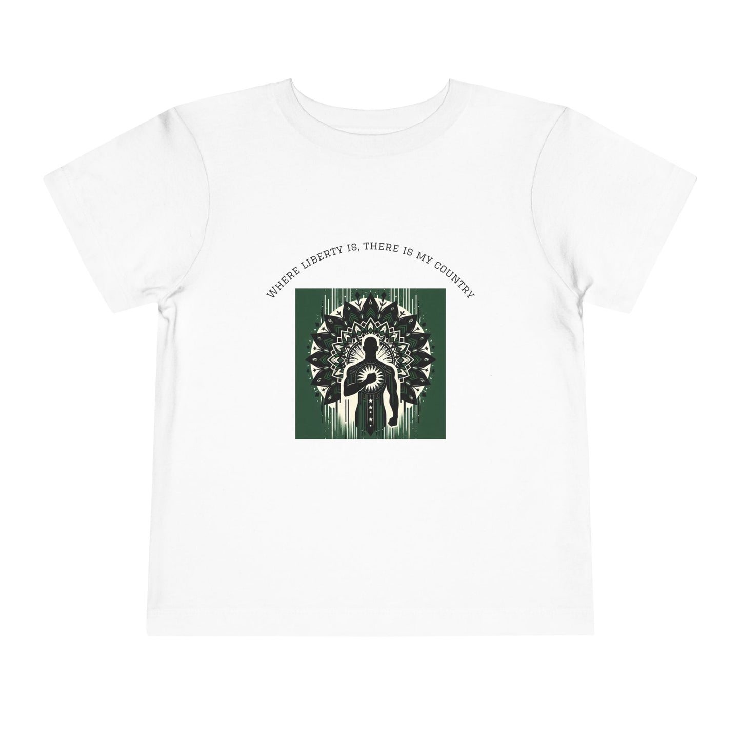 Patriotic Toddler Tee, Cute Kids Patriotic Shirt, Fun 4th of July Gift, Toddler Independence Day Shirt, Citizenship Tee