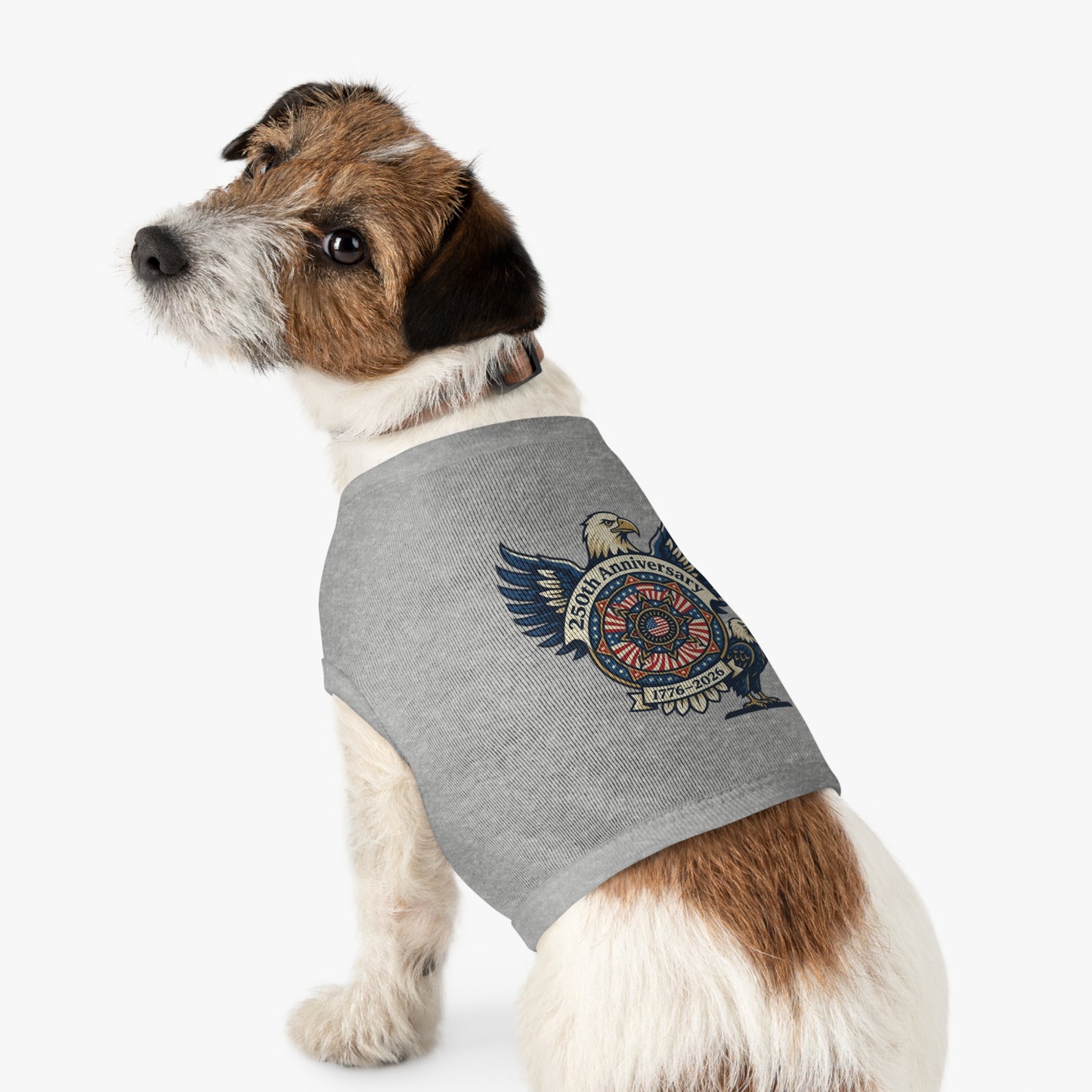 Patriotic 250th Anniversary Pet Tank Top — 1776–2026 Eagle Memorial