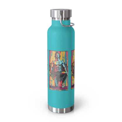Colorful Insulated Water Bottle - 22oz - Perfect for Fitness, Travel, Hydration, Gifts & Eco-Conscious Living